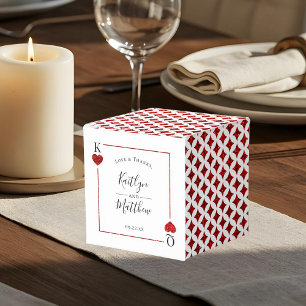 The Monogram Playing Card Wedding Collection Favour Box
