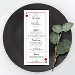 The Monogram Playing Card Wedding Collection Menu<br><div class="desc">Celebrate in style with these stylish and very trendy wedding menu cards. This design is easy to personalise with your special event wording and your guests will be thrilled when they see these fabulous menus.</div>