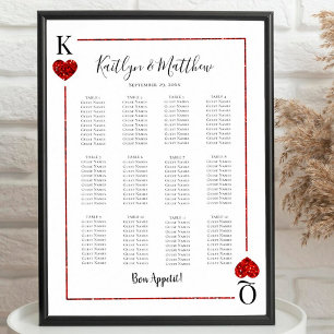 The Monogram Playing Card Wedding Collection Poster