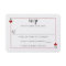 The Monogram Playing Card Wedding Collection RSVP