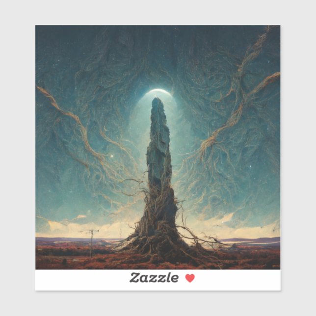 The Monolith 2 Fantasy Sci-Fi Art (Sheet)