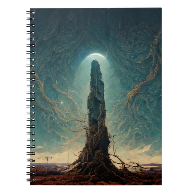 The Monolith 2 Fantasy Sci-Fi Art Notebook (Front)