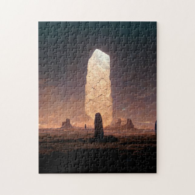 The Monolith 4 Fantasy Sci-Fi Jigsaw Puzzle (Vertical)