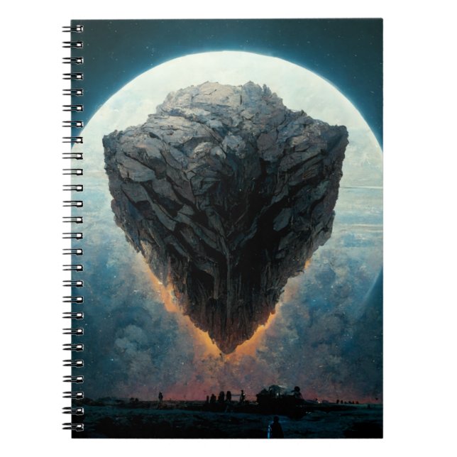 The Monolith Fantasy Sci-Fi Art Notebook (Front)