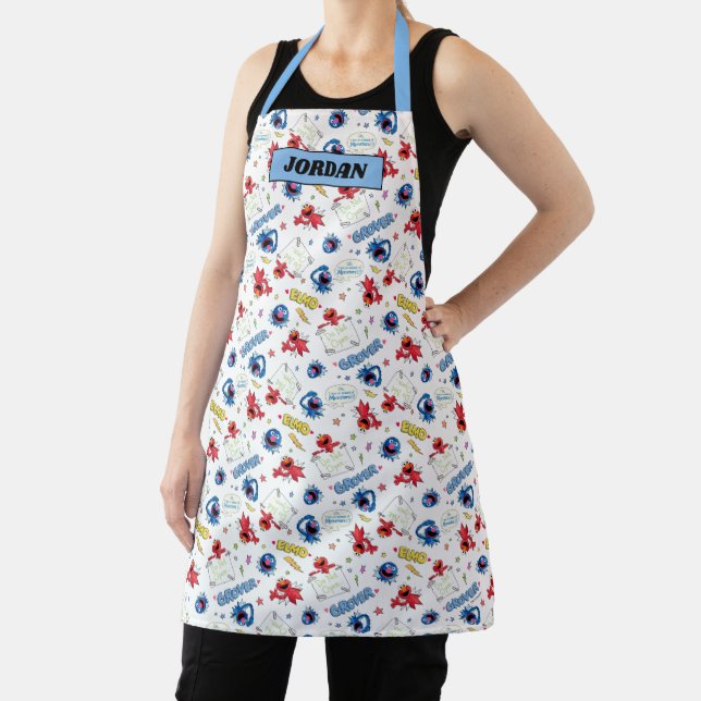 The Monster at the End of This Story Pattern Apron (Insitu)
