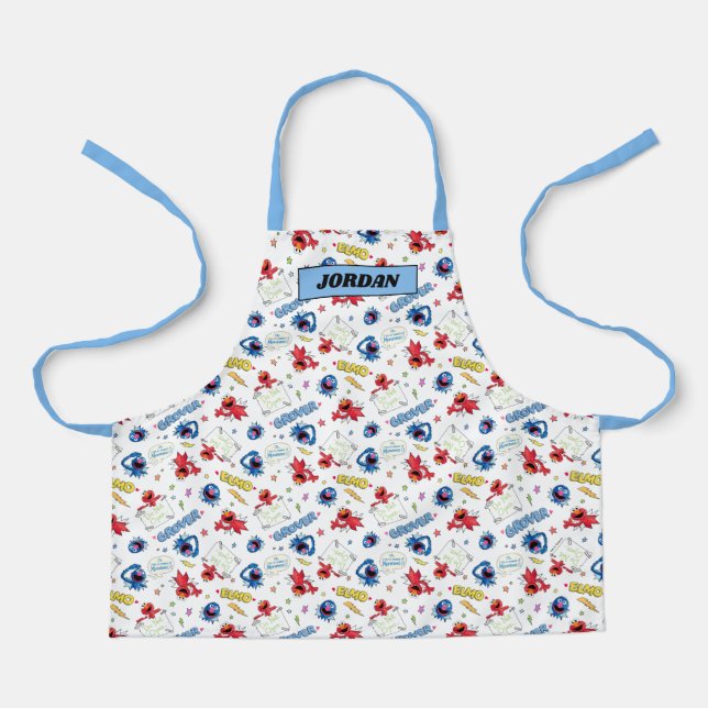 The Monster at the End of This Story Pattern Apron (Front)