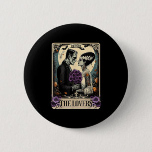 The Monster Frankenstein And Bride The Lovers Taro 6 Cm Round Badge