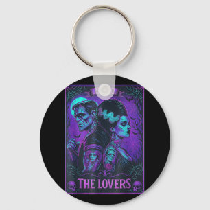 The Monster Frankenstein And Bride The Lovers Taro Key Ring