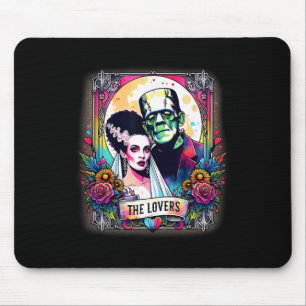 The Monster Frankenstein And Bride The Lovers Taro Mouse Pad