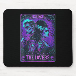 The Monster Frankenstein And Bride The Lovers Taro Mouse Pad