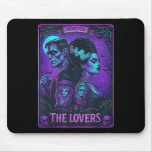 The Monster Frankenstein And Bride The Lovers Taro Mouse Pad
