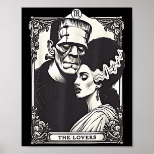 The Monster Frankenstein And Bride The Lovers Taro Poster