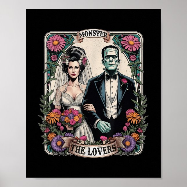 The Monster Frankenstein And Bride The Lovers Taro Poster (Front)