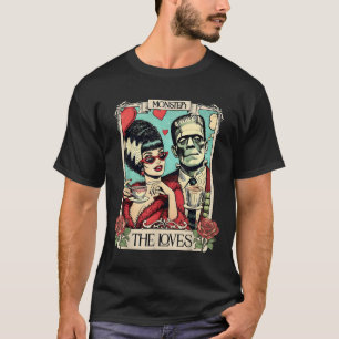 The Monster Frankenstein And Bride The Lovers Taro T-Shirt
