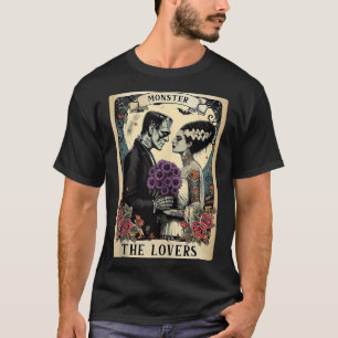 The Monster Frankenstein And Bride The Lovers Taro T-Shirt
