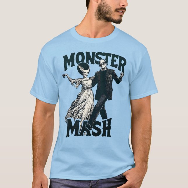 The Monster Mash - Frank and Wife T-Shirt (Front)
