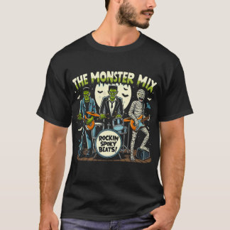 The Monster Mix Rockin Spooky Beats  T-Shirt