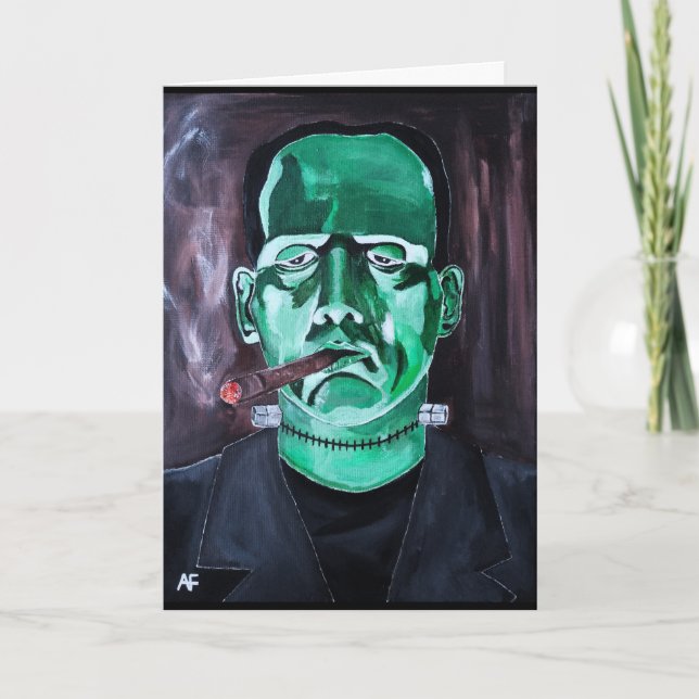 The Monster Painting by Alfred Fox Card (Front)