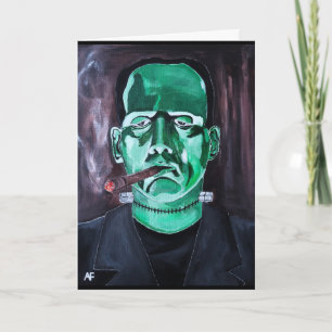 The Monster Painting by Alfred Fox Card