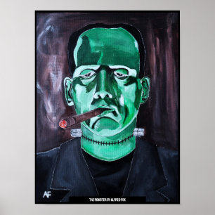 The Monster Painting by Alfred Fox Poster