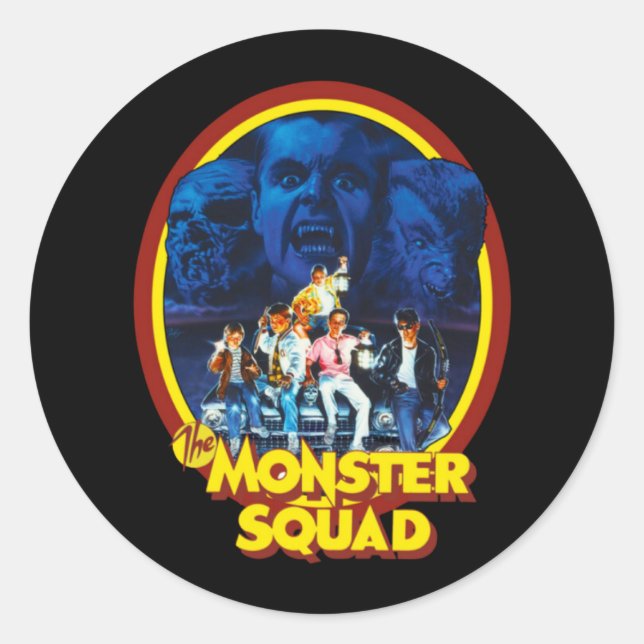 The Monster Squad 1978 Classic Round Sticker (Front)