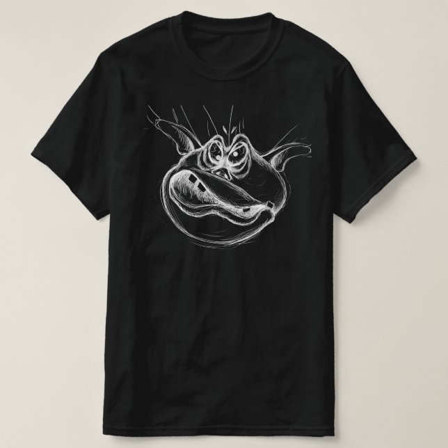 The Monster's Face T-Shirt (Design Front)