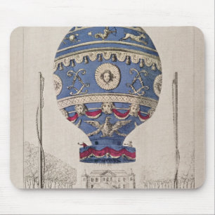 The Montgolfier Brothers' Balloon Experiment Mouse Pad