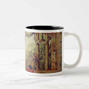 The Month of April/ Chateau of Versailles Two-Tone Coffee Mug