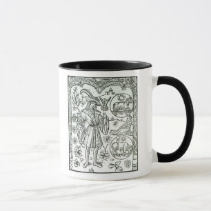 The month of April with astrological sun signs Mug