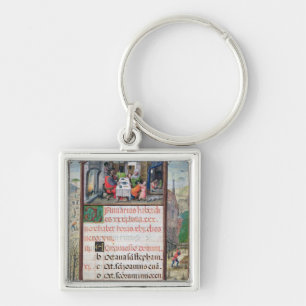 The month of January Key Ring
