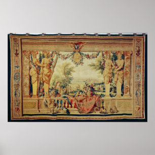 The Month of July/ Chateau of Vincennes Poster
