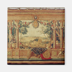 The Month of June/ Chateau of Fontainebleau Magnet