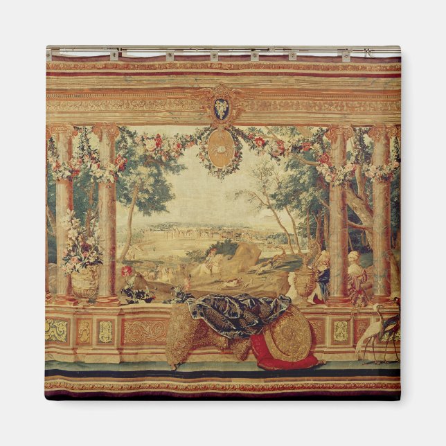 The Month of June/ Chateau of Fontainebleau Magnet (Front)