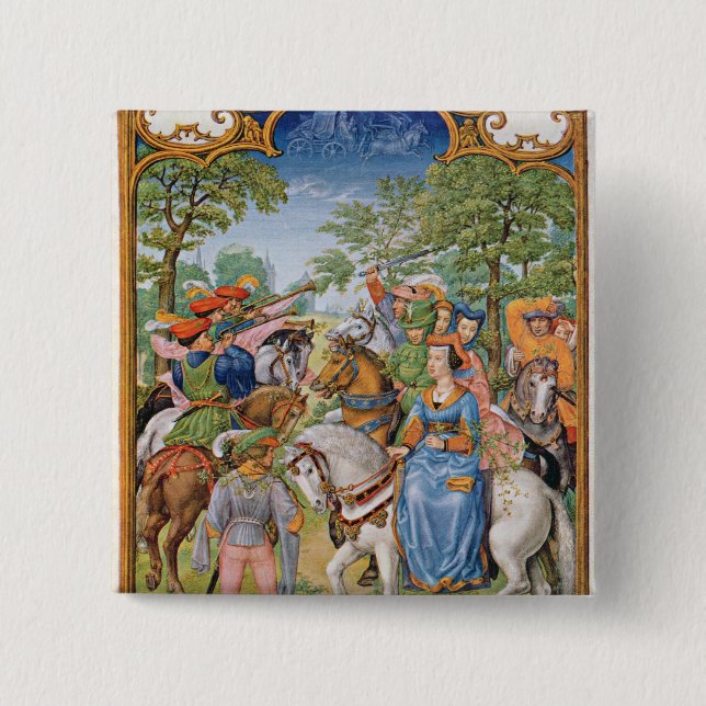 The Month of May 15 Cm Square Badge (Front)