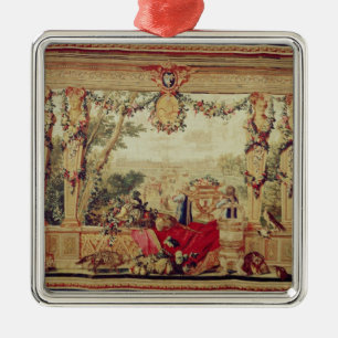 The Month of October/ Chateau of the Tuileries Metal Tree Decoration