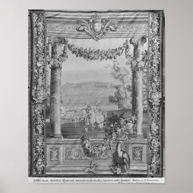 The Months or Royal Residences' tapestry Poster (Front)