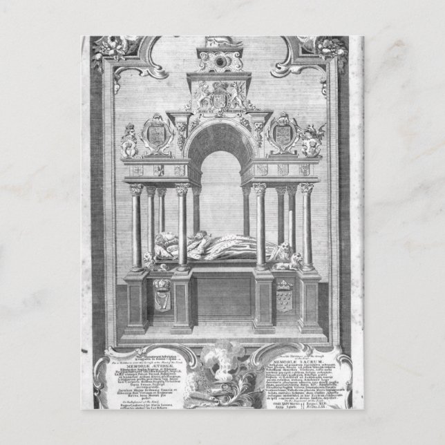The Monument of Queen Elizabeth Postcard (Front)