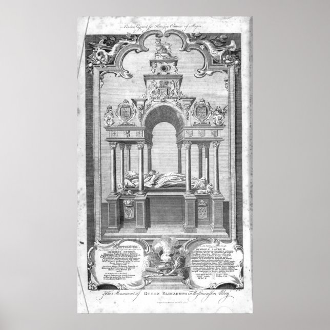 The Monument of Queen Elizabeth Poster (Front)