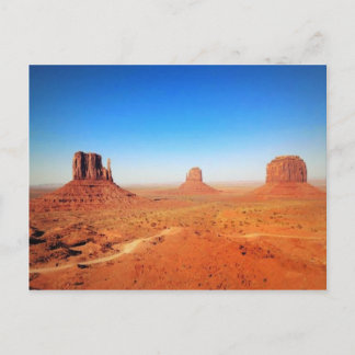 The Monument Valley in Utah Postcard