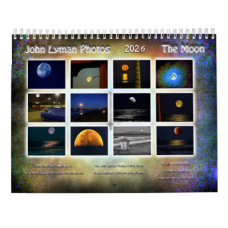 The Moon 2026 Photo Calendar