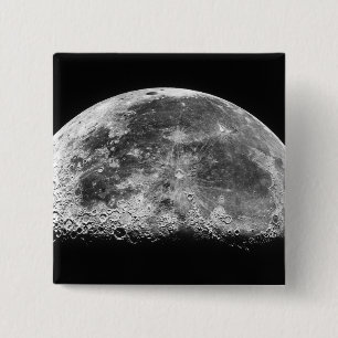 The Moon 2 15 Cm Square Badge
