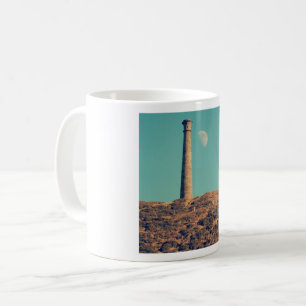 The Moon and a Tower: Aberystwyth Coffee Mug