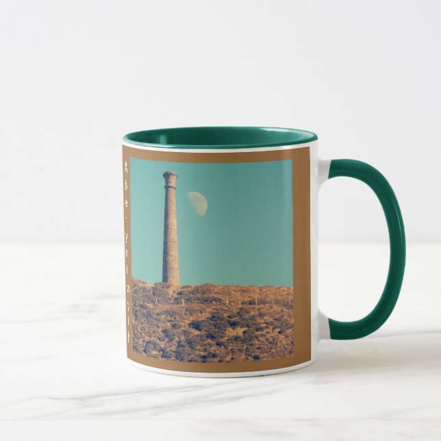 The Moon and a Tower: Aberystwyth Mug (Right)
