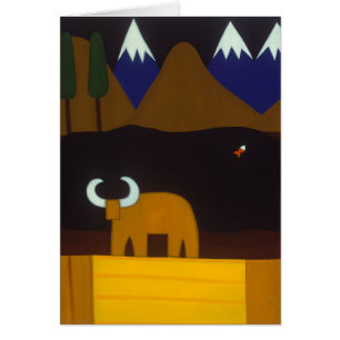 The Moon and the Bull in the Peruvian Mountains