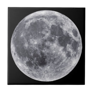 The Moon Ceramic Tile