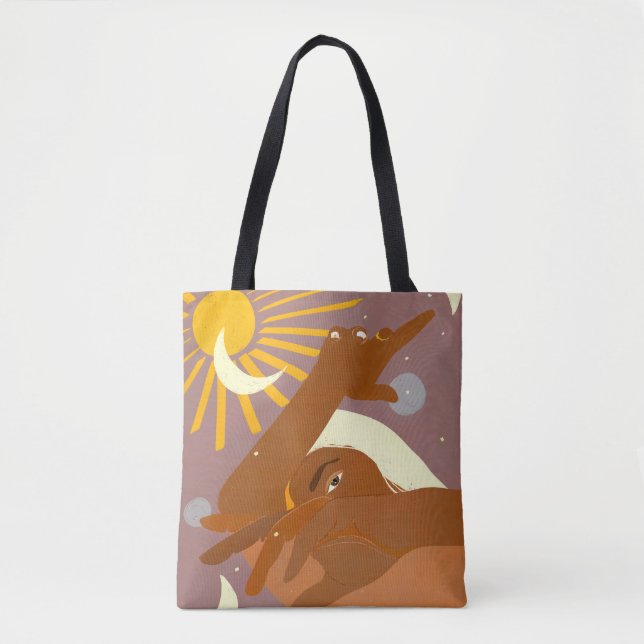 The Moon Dances With Me Tote Bag (Front)