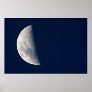 The Moon From Howick, Kwazulu-Natal Poster