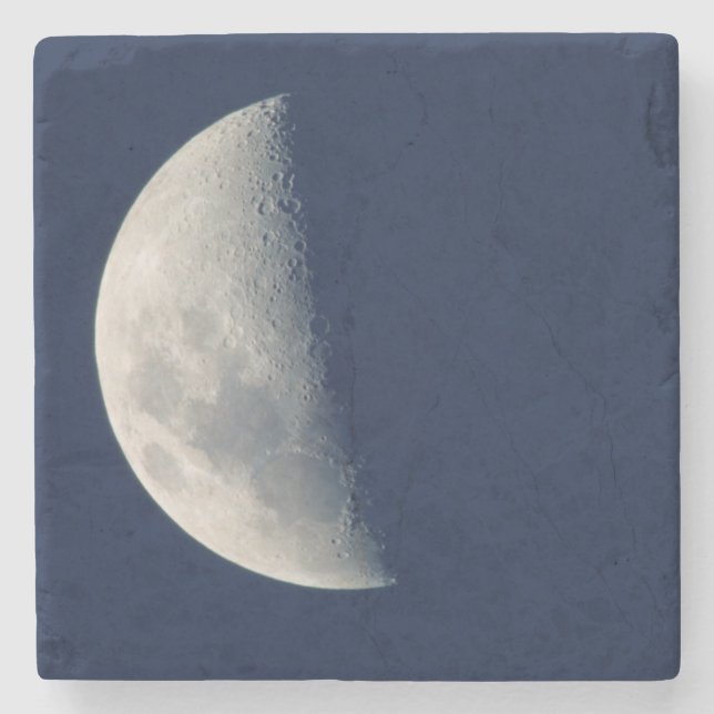 The Moon From Howick, Kwazulu-Natal Stone Coaster (Front)