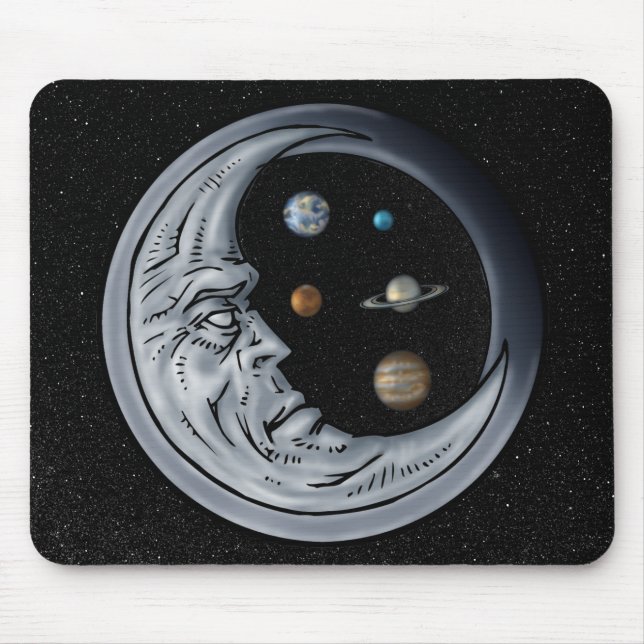 The Moon Keeper, Eyes of the Universe Mouse Pad (Front)