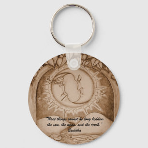 The Moon Key Ring